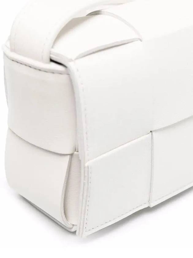 Intrecciato Cassette Small Cross Bag White - BOTTEGA VENETA - BALAAN 5