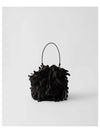 Satin Patent Leather Bucket Bag Black - PRADA - BALAAN 2