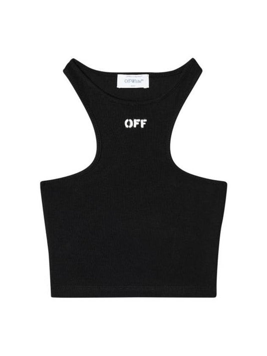 Off Stamp Rib Sleeveless Black - OFF WHITE - BALAAN 1