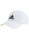 Logo Cotton Base Ball Cap White - ADIDAS - BALAAN 3