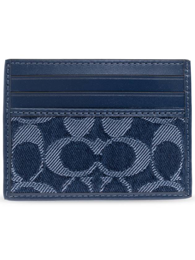 Coach Card Case, Women's, Navy Blue - COACH - BALAAN 1