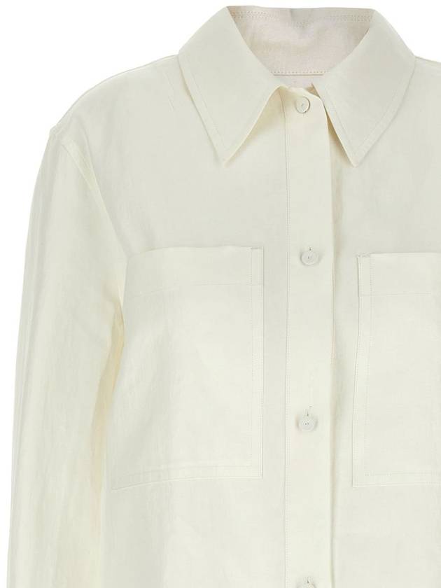 Jil Sander Linen Shirt - JIL SANDER - BALAAN 3