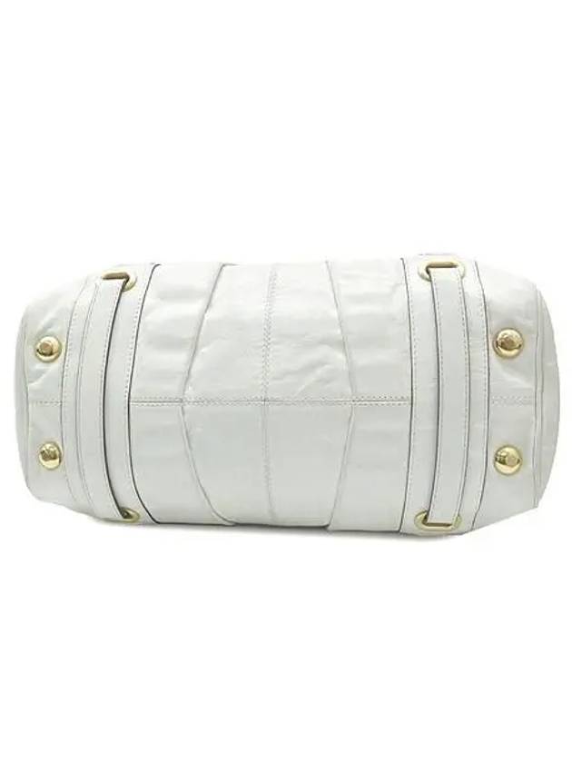 White leather double zip tote bag - MARC JACOBS - BALAAN 6