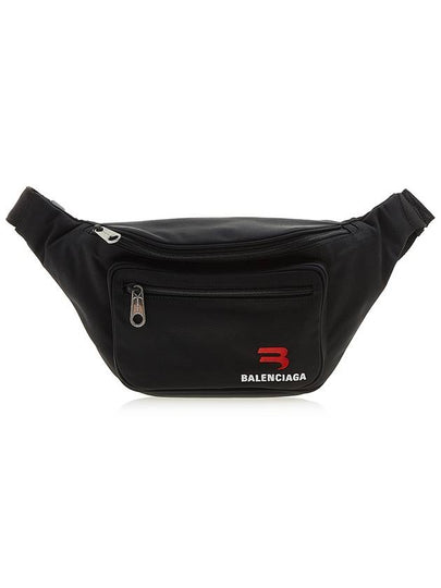 Explorer Logo Canvas Belt Bag Black - BALENCIAGA - BALAAN 2