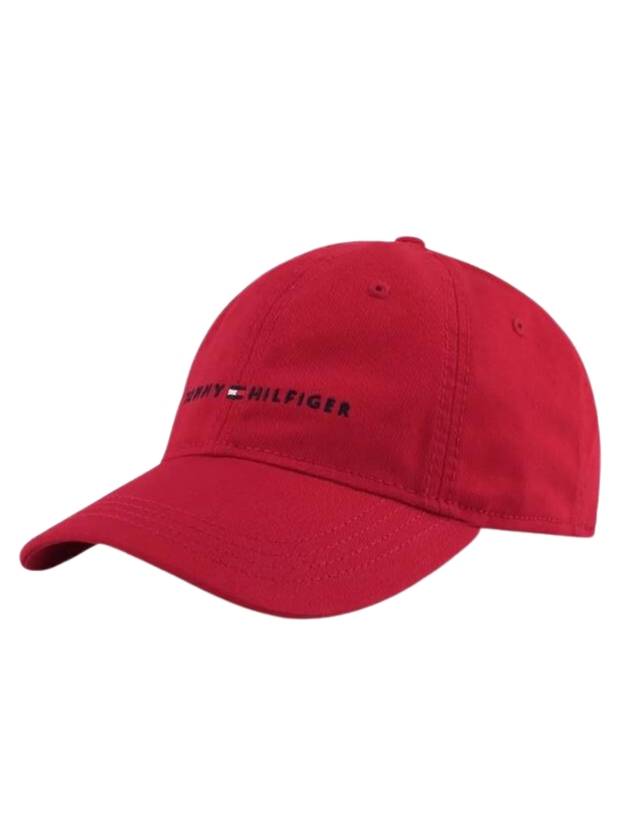 Logo Classic Ball Cap Red - TOMMY HILFIGER - BALAAN 1