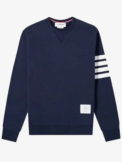 4 Bar Loopback Jersey Sweatshirt Navy - THOM BROWNE - BALAAN 2