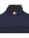 Single Breasted Button Cotton Jacket Navy - THOM BROWNE - BALAAN 8