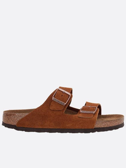 Arizona SFB Suede Slippers Mink - BIRKENSTOCK - BALAAN 2