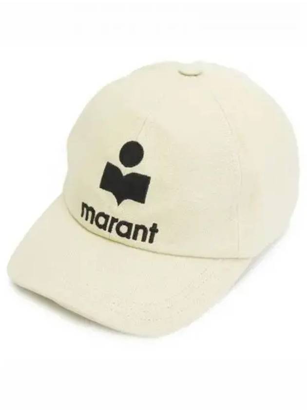 Tyron Logo Cotton Ball Cap Ecru - ISABEL MARANT - BALAAN 2