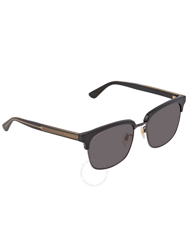 eyewear retro gold-rimmed sunglasses black - GUCCI - BALAAN 3