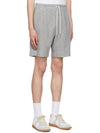 Terry Cotton Drawstring Short Grey - THEORY - BALAAN 3