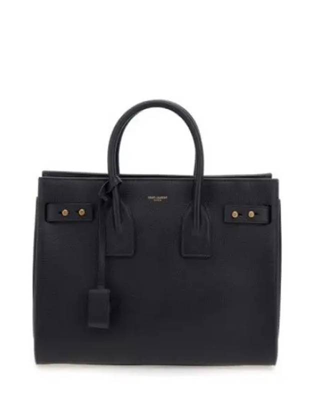 Sac De Jour Grain Leather Small Tote Bag Black - SAINT LAURENT - BALAAN 2