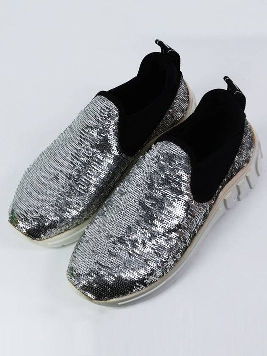 Women Glitter Sequin Sneakers SlipOn 5E335C 3KS8 - MIU MIU - BALAAN 1