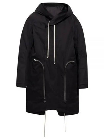 Rick Owens Bauhaus Jacket Black RU02B2971TE - RICK OWENS - BALAAN 1