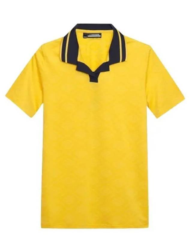 Women's Sammy Short Sleeve Polo Shirt Yellow - J.LINDEBERG - BALAAN 2