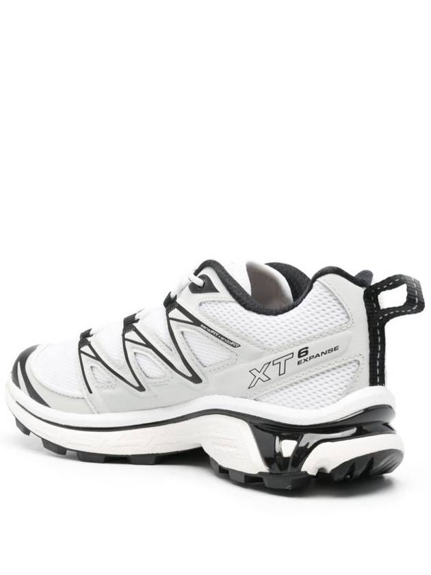 XT-6 Expanse Low Top Sneakers White Metal Black - SALOMON - BALAAN 4