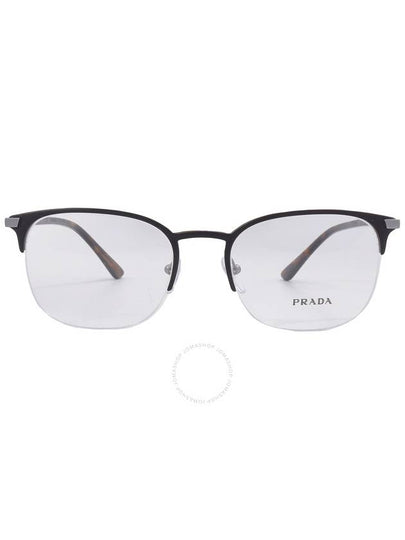 Glasses Frame PR57YV 02Q-1O1 Semi-Rimless Metal Men Women Glasses - PRADA - BALAAN 2