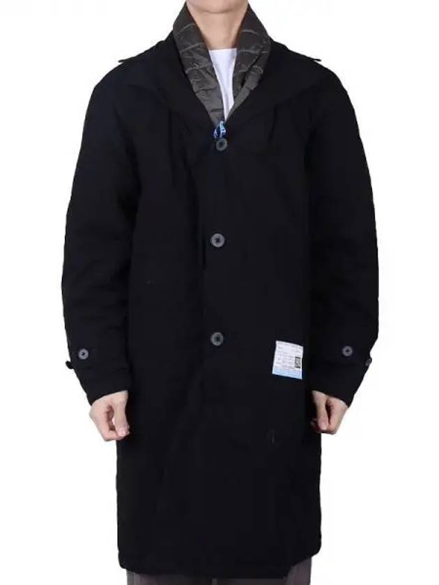 Maison MAISON Stole Combine Coat Black - MIHARA YASUHIRO - BALAAN 2