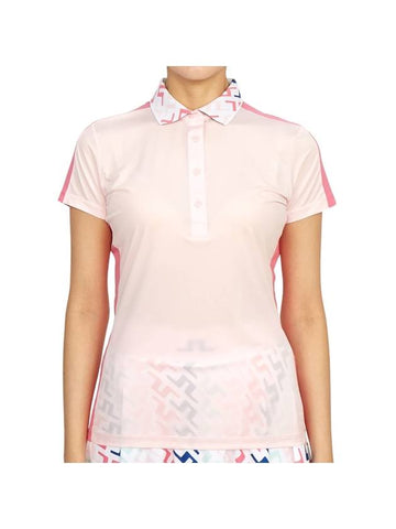 Golfwear Tilda Women's Collar Short Sleeve T-Shirt GWJT08473 S054 - J.LINDEBERG - BALAAN 1