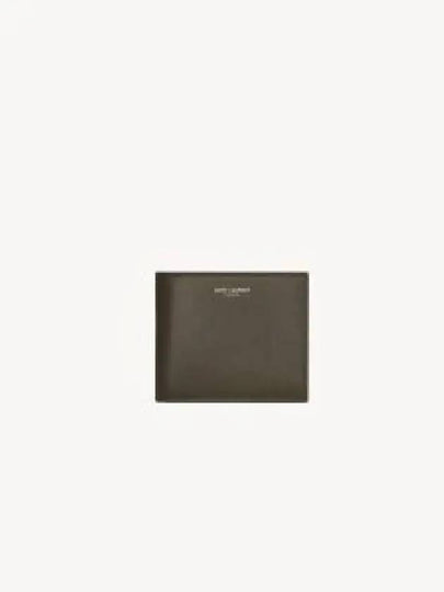 East West Leather Half Wallet Light Musk - SAINT LAURENT - BALAAN 2