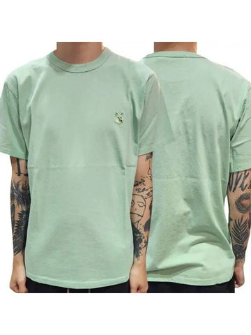 Tonal fox head patch short sleeve t shirt mint 32126654 1095907 - MAISON KITSUNE - BALAAN 1