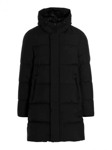 Men's Gore-Tex Infinium Windstopper Laminar Parka Black - HERNO - BALAAN 1