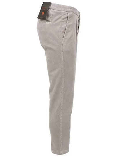 Men's Corduroy Tapered Fit Banding Pants PT177 GR - IKALOOOK - BALAAN 2