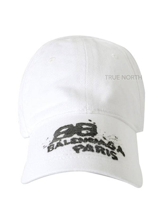 Hand Draw BB Icon Ball Cap White - BALENCIAGA - BALAAN 2