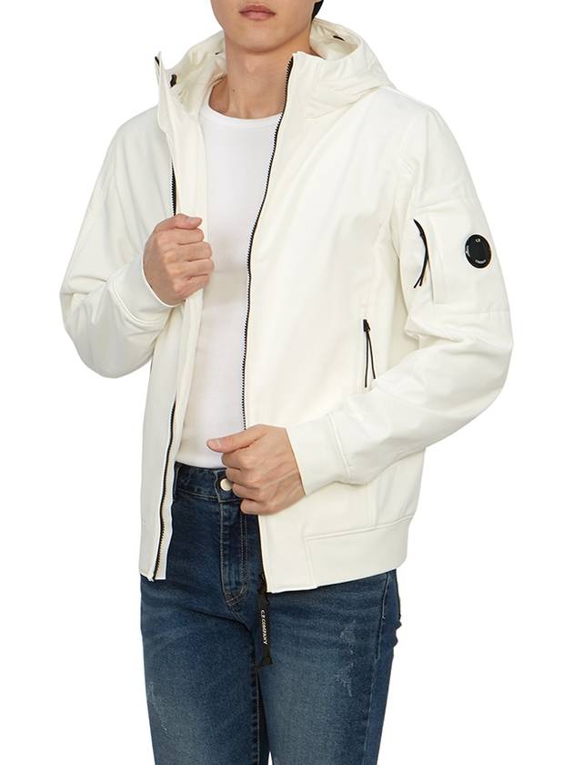 Shell-R Hooded Jacket White - CP COMPANY - BALAAN 7