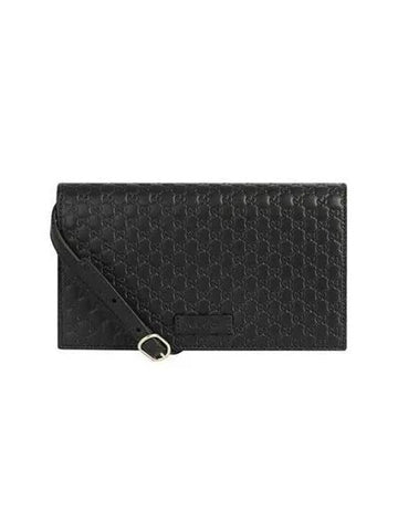 Micro GG Cima Mini Shoulder Bag Black 4 1039439 - GUCCI - BALAAN 1