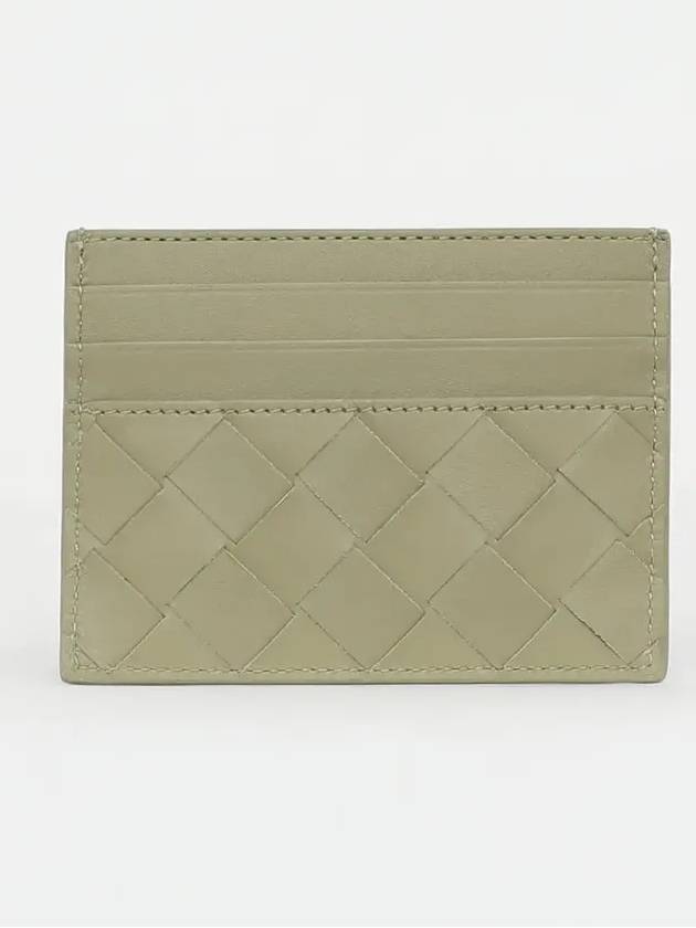 Intrecciato Leather Card Wallet Beige - BOTTEGA VENETA - BALAAN 3