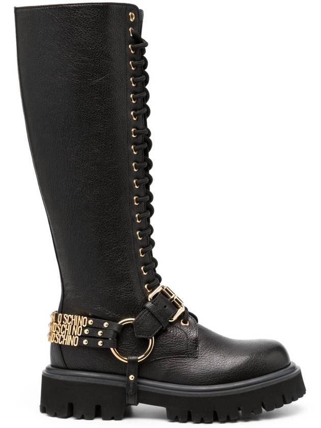 Moschino Boots Black - MOSCHINO - BALAAN 1