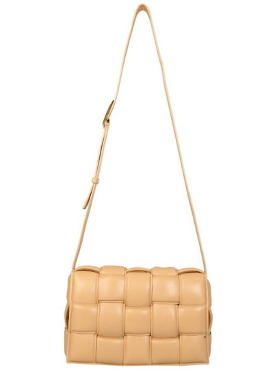 Gold Padded Cassette Cross Bag Almond - BOTTEGA VENETA - BALAAN 2