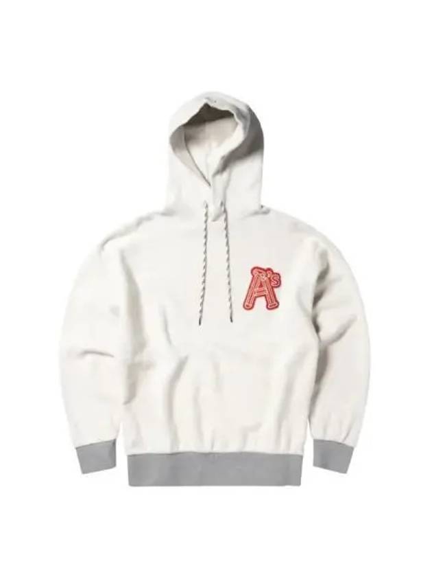 Aries Reverse Column A Hoodie Gray Marl - ARIES - BALAAN 1