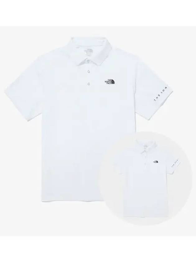 The North Face NT7PQ02M White Label Stinson Short Sleeve Polo T Shirt - THE NORTH FACE - BALAAN 1