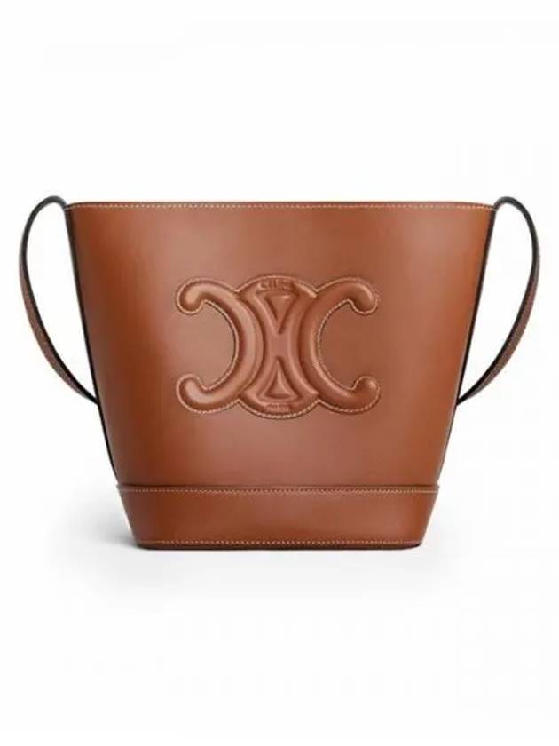 Coeur Triomphe Calfskin Small Bucket Bag Tan - CELINE - BALAAN 2