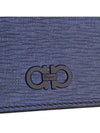 FERRAGAMO Gancini Card Case 66 A387 NAVY - SALVATORE FERRAGAMO - BALAAN 2