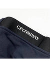 Logo Patch Drawstring Hoodie Navy - CP COMPANY - BALAAN 8