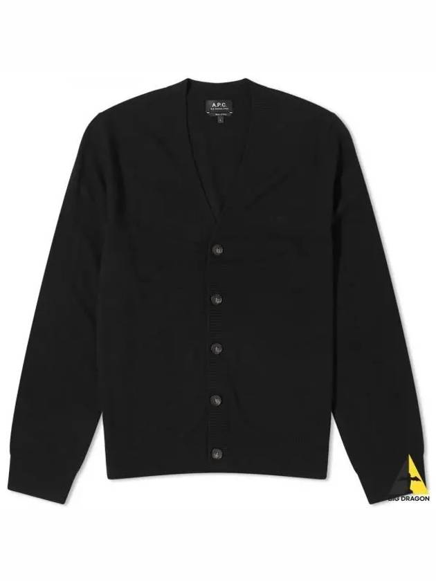 Joe Cardigan Black - A.P.C. - BALAAN 2