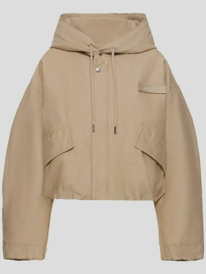 The Caraco Cropped Parka Beige - JACQUEMUS - BALAAN 2