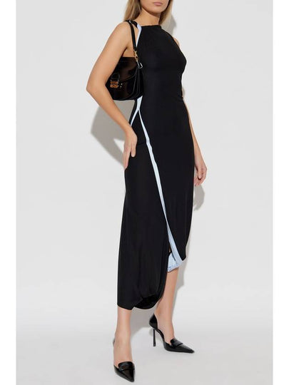 Victoria Beckham Dress With Twisted Strap, Women's, Black - VICTORIA BECKHAM - BALAAN 2