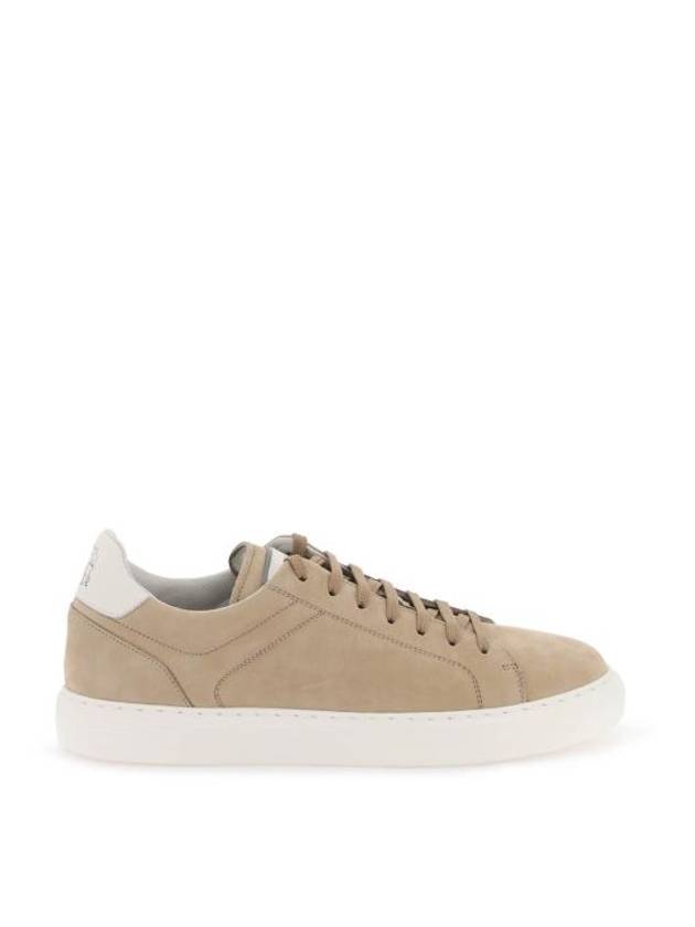 Suede Low Top Sneakers Beige - BRUNELLO CUCINELLI - BALAAN 2