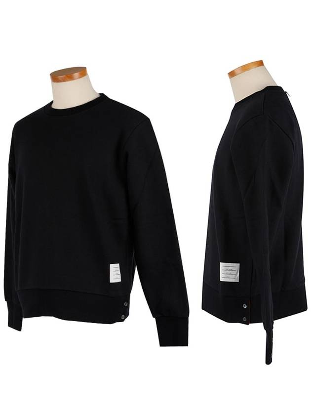 Center Back Stripe Crewneck Sweatshirt Navy - THOM BROWNE - BALAAN 4