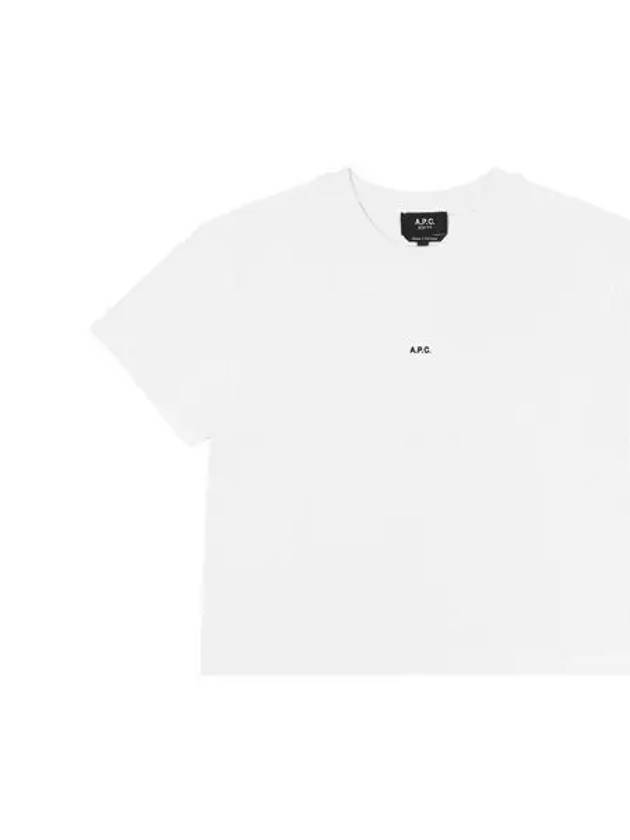 Boxy Micro Logo Short Sleeve T-Shirt White - A.P.C. - BALAAN 2