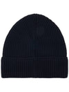 Logo Metropolis Wool Beanie Navy - CP COMPANY - BALAAN 3