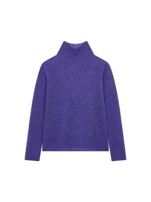 Women s Alpaca Wool Turtleneck Sweater Violet 271269 - EMPORIO ARMANI - BALAAN 1