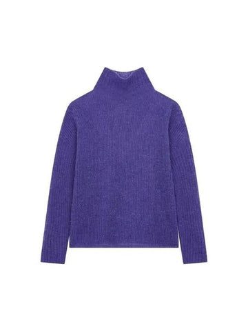 Women s Alpaca Wool Turtleneck Sweater Violet 271269 - EMPORIO ARMANI - BALAAN 1