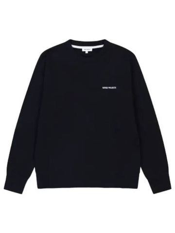 Arne logo sweatshirt dark navy T shirt - NORSE PROJECTS - BALAAN 1