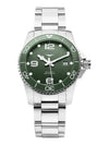 Hydro Conquest Automatic Silver Metal Watch Green - LONGINES - BALAAN 3