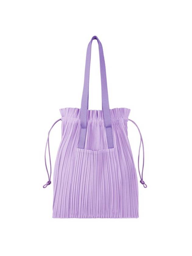 Pleated Tote Bag Purple - ISSEY MIYAKE - BALAAN 1